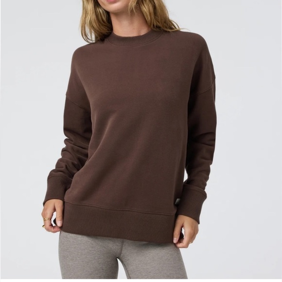 Vuori Sweaters - Vuori Sedona Weekender Crew Java/Brown Large